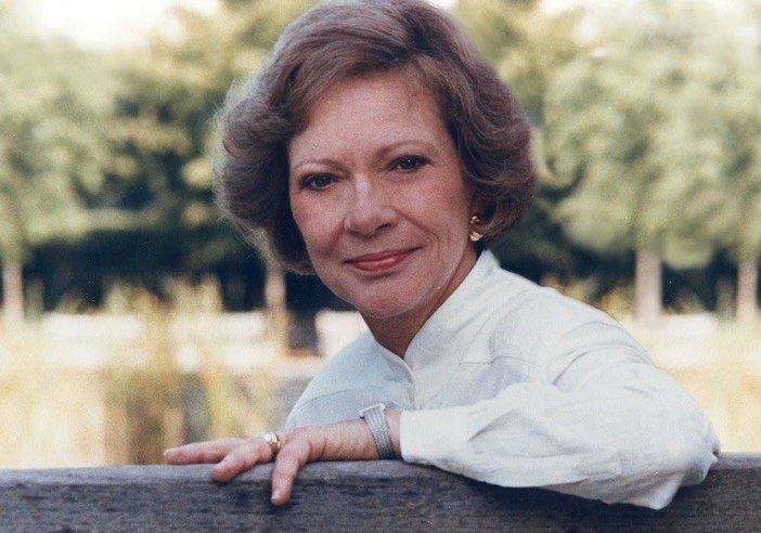 Former U.S. First Lady Rosalynn Carter,