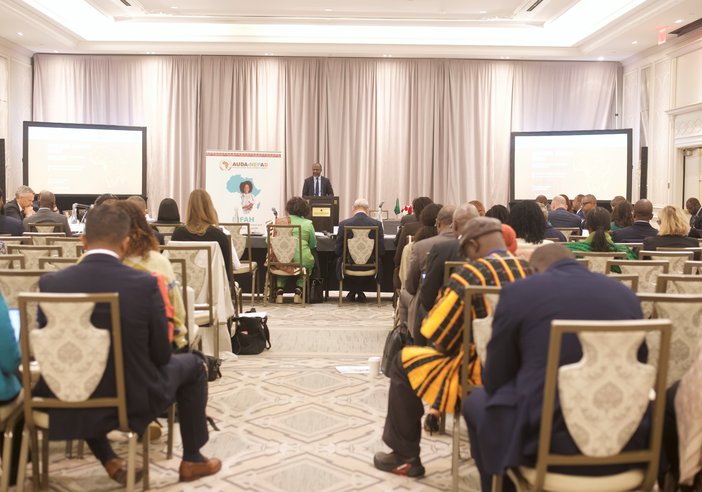 Participants listening to presentations at the AUDA-NEPAD High-Level Strategy Circle in New York on 24th September 2026