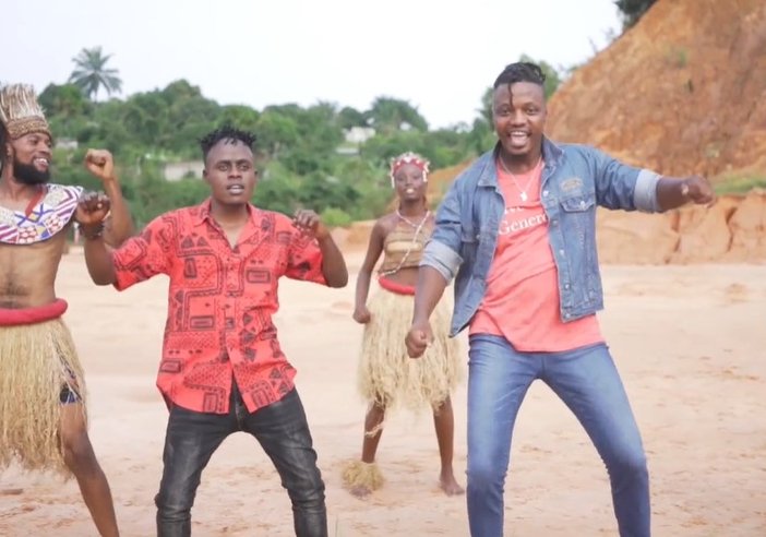 Singers Dereck Mpofu and Etienne Kasereka perform Unite. Act. Eliminate