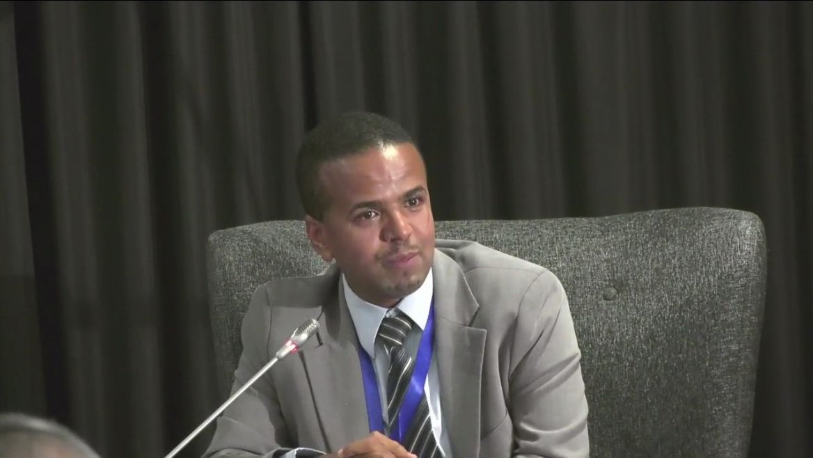 Dr Amir Hagos speaks