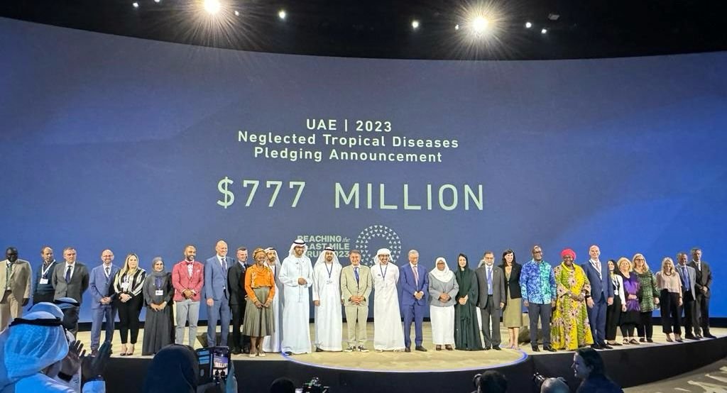 Global leaders on stage at the Reaching the Last Mile Forum at COP28